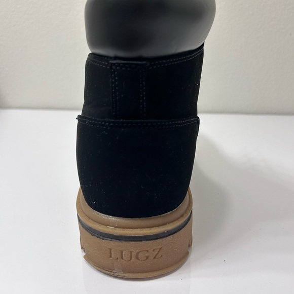 Lugz Warsaw Lace Up Men’s work Safety Shoes Size 13 Black - Picture 9 of 13